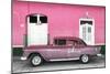 Cuba Fuerte Collection - Old Pink Car-Philippe Hugonnard-Mounted Photographic Print