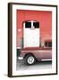 Cuba Fuerte Collection - Old Red Car II-Philippe Hugonnard-Framed Photographic Print