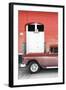 Cuba Fuerte Collection - Old Red Car II-Philippe Hugonnard-Framed Photographic Print