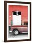 Cuba Fuerte Collection - Old Red Car II-Philippe Hugonnard-Framed Photographic Print