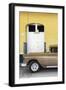 Cuba Fuerte Collection - Old Yellow Car II-Philippe Hugonnard-Framed Photographic Print