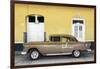 Cuba Fuerte Collection - Old Yellow Car-Philippe Hugonnard-Framed Photographic Print