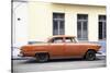 Cuba Fuerte Collection - Orange Car-Philippe Hugonnard-Stretched Canvas