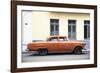 Cuba Fuerte Collection - Orange Car-Philippe Hugonnard-Framed Photographic Print