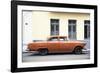 Cuba Fuerte Collection - Orange Car-Philippe Hugonnard-Framed Photographic Print