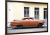 Cuba Fuerte Collection - Orange Car-Philippe Hugonnard-Framed Photographic Print