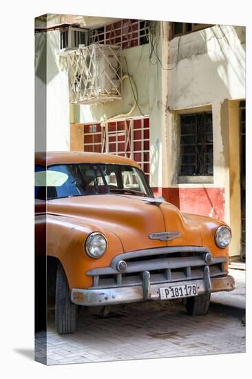 Cuba Fuerte Collection - Orange Chevrolet of Havana-Philippe Hugonnard-Stretched Canvas