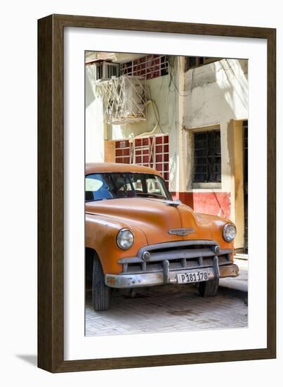 Cuba Fuerte Collection - Orange Chevrolet of Havana-Philippe Hugonnard-Framed Photographic Print