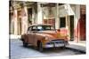 Cuba Fuerte Collection - Orange Chevrolet-Philippe Hugonnard-Stretched Canvas
