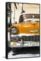 Cuba Fuerte Collection - Orange Chevy Classic Car-Philippe Hugonnard-Framed Stretched Canvas