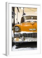 Cuba Fuerte Collection - Orange Chevy Classic Car-Philippe Hugonnard-Framed Photographic Print