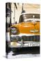 Cuba Fuerte Collection - Orange Chevy Classic Car-Philippe Hugonnard-Stretched Canvas