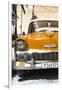 Cuba Fuerte Collection - Orange Chevy Classic Car-Philippe Hugonnard-Framed Photographic Print