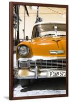 Cuba Fuerte Collection - Orange Chevy Classic Car-Philippe Hugonnard-Framed Photographic Print