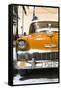 Cuba Fuerte Collection - Orange Chevy Classic Car-Philippe Hugonnard-Framed Stretched Canvas