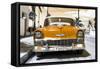 Cuba Fuerte Collection - Orange Chevy-Philippe Hugonnard-Framed Stretched Canvas