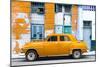 Cuba Fuerte Collection - Orange Classic American Car-Philippe Hugonnard-Mounted Photographic Print