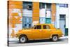 Cuba Fuerte Collection - Orange Classic American Car-Philippe Hugonnard-Stretched Canvas