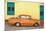 Cuba Fuerte Collection - Orange Classic Car in Trinidad-Philippe Hugonnard-Mounted Photographic Print