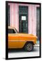 Cuba Fuerte Collection - Orange Classic Car-Philippe Hugonnard-Framed Photographic Print