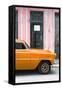 Cuba Fuerte Collection - Orange Classic Car-Philippe Hugonnard-Framed Stretched Canvas