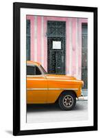 Cuba Fuerte Collection - Orange Classic Car-Philippe Hugonnard-Framed Photographic Print