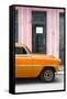 Cuba Fuerte Collection - Orange Classic Car-Philippe Hugonnard-Framed Stretched Canvas