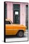 Cuba Fuerte Collection - Orange Classic Car-Philippe Hugonnard-Framed Stretched Canvas