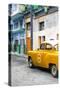 Cuba Fuerte Collection - Orange Taxi Car in Havana-Philippe Hugonnard-Stretched Canvas