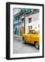 Cuba Fuerte Collection - Orange Taxi Car in Havana-Philippe Hugonnard-Framed Photographic Print