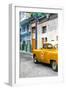 Cuba Fuerte Collection - Orange Taxi Car in Havana-Philippe Hugonnard-Framed Photographic Print