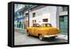 Cuba Fuerte Collection - Orange Taxi Pontiac 1953-Philippe Hugonnard-Framed Stretched Canvas