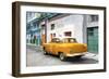 Cuba Fuerte Collection - Orange Taxi Pontiac 1953-Philippe Hugonnard-Framed Photographic Print