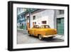 Cuba Fuerte Collection - Orange Taxi Pontiac 1953-Philippe Hugonnard-Framed Photographic Print