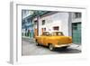 Cuba Fuerte Collection - Orange Taxi Pontiac 1953-Philippe Hugonnard-Framed Photographic Print