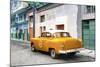 Cuba Fuerte Collection - Orange Taxi Pontiac 1953-Philippe Hugonnard-Mounted Photographic Print