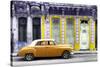 Cuba Fuerte Collection - Orange Vintage Car in Havana-Philippe Hugonnard-Stretched Canvas