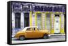 Cuba Fuerte Collection - Orange Vintage Car in Havana-Philippe Hugonnard-Framed Stretched Canvas