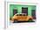 Cuba Fuerte Collection - Orange Vintage Car-Philippe Hugonnard-Framed Photographic Print