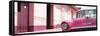 Cuba Fuerte Collection Panoramic - 1955 Chevy Pink Car-Philippe Hugonnard-Framed Stretched Canvas