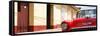 Cuba Fuerte Collection Panoramic - 1955 Chevy Red Car-Philippe Hugonnard-Framed Stretched Canvas