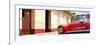 Cuba Fuerte Collection Panoramic - 1955 Chevy Red Car-Philippe Hugonnard-Framed Photographic Print