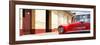 Cuba Fuerte Collection Panoramic - 1955 Chevy Red Car-Philippe Hugonnard-Framed Photographic Print