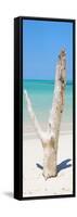 Cuba Fuerte Collection Panoramic - Alone on the Beach-Philippe Hugonnard-Framed Stretched Canvas