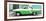 Cuba Fuerte Collection Panoramic - American Classic Car White and Green-Philippe Hugonnard-Framed Photographic Print