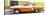 Cuba Fuerte Collection Panoramic - American Classic Car White and Orange-Philippe Hugonnard-Stretched Canvas