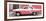 Cuba Fuerte Collection Panoramic - American Classic Car White and Pink-Philippe Hugonnard-Framed Photographic Print