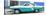 Cuba Fuerte Collection Panoramic - American Classic Car White and Turquoise-Philippe Hugonnard-Stretched Canvas