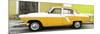 Cuba Fuerte Collection Panoramic - American Classic Car White and Yellow-Philippe Hugonnard-Mounted Photographic Print