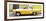 Cuba Fuerte Collection Panoramic - American Classic Car White and Yellow-Philippe Hugonnard-Framed Photographic Print